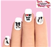Border Collie Assorted Set of 20 Waterslide Nail Decals