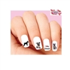 Schnauzer Assorted Set of 20 Waterslide Nail Decals