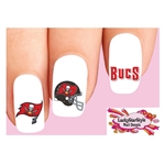 Tampa Bay Buccaneers Football Assorted Set of 20 Waterslide Nail Decals