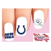 Indianapolis Colts Football Assorted Set of 20 Waterslide Nail Decals