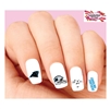 Carolina Panthers Football Assorted Set of 20 Waterslide Nail Decals