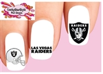 Las Vegas Raiders Football Assorted Set of 20 Waterslide Nail Decals