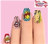 Vintage Comic Pop Art Dots Kapow Boom Set of 10 Waterslide Full Nail Decals