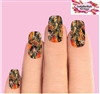 Orange Oak  Realtree Mossy Camo Set of 10 Waterslide Full Nail Decals