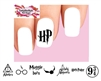 Harry Potter, Hogwarts, Quidditch, Muggle Set of 20 Assorted Waterslide Nail Decals
