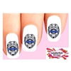 I Support the Police Blue Line Law Enforcement Set of 20 Waterslide Nail Decals