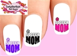 Soccer Mom Assorted Set of 20 Waterslide Nail Decals
