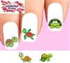 Cute Turtle Assorted Set of 20 Waterslide Nail Decals