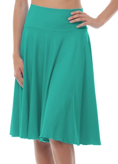 Long Circle Skirtt (Shiny Lycra) - 200+ Colors
