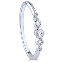 Sterling Silver Ring with White CZ Stones