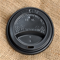 EcoSource Black Hot Cup Lid 12 - 20 oz