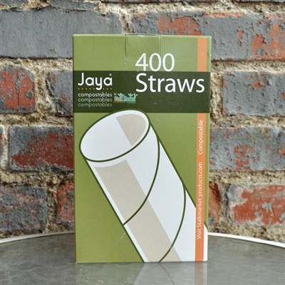 StalkMarket Compostable Clear PLA Straw (Unwrapped)