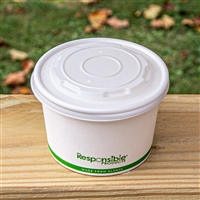 Planet+ Compostable Food Container Lid 8  oz