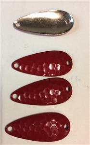 50 Red Hammered spoons