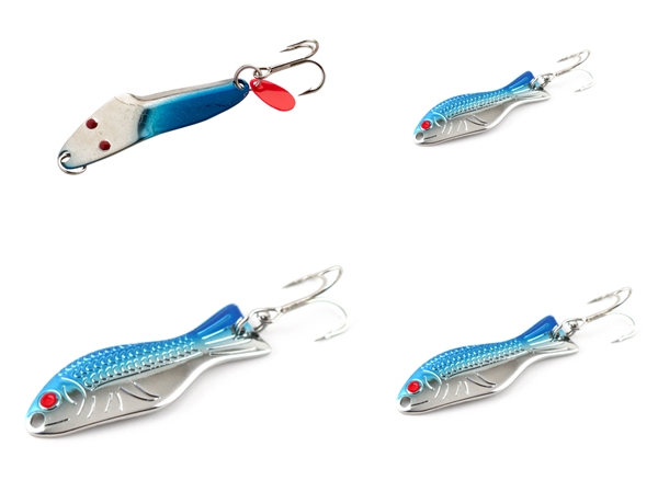 Neon Blue fishing lure set