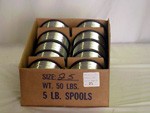 G11099 - Stitching Wire/Round/25 Gauge/On 5 lb. Spool/Galvanized/Per Case of 10 Spools