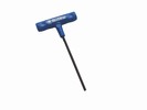 T-Handle Metric Hex Key/4mm Hex/6" Long/Molded Grip/Each