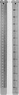 G47757 - Printer’s 18" Line Gauge Ruler/2-Sided/Stainless Steel/Point-Inches/Metric-Point