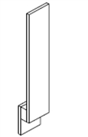 Fairfield Series Barrington White BASE FILLER WOOD (3"Wx3/4"Dx34 1/2"H) from The Cabinet Depot