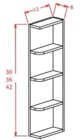 Ashford Series  Charleston White SPICE DRAWER - 1 DRAWER (6"Wx24"D"x34 1/2"H) from The Cabinet Depot