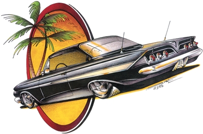 Chevrolet '61 Chevy Impala Classic Car T-shirt