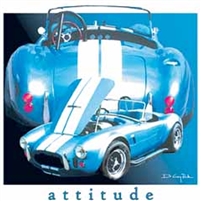 Ford AC Cobra Shelby Attitude Car T-shirt