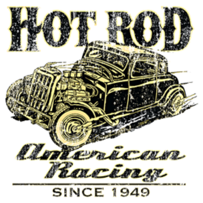 Hot Rod American Racing T-shirt S-XXXL