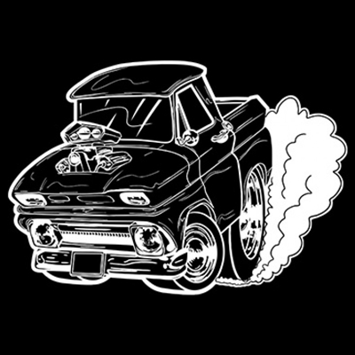 Chevy 62-66 C10 Muscle Truck Hot Rod T-shirt