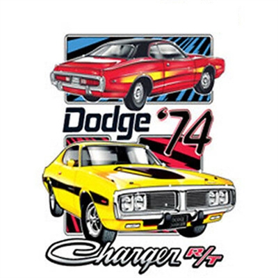 Dodge Charger RT T-shirt 100% Cotton Small-XXXL