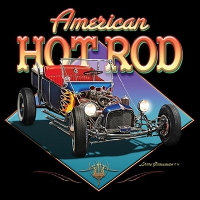 Ford T-Bucket Classic American Hot Rod T-shirt 100% Cotton Small-XXXL