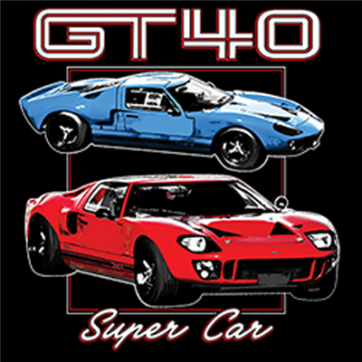 Ford GT40 Super Car T-shirt S-XXXL