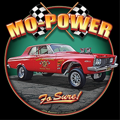 Plymouth Fury Belvedere Mopar Gasser Drag Race T-shirt