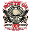 Route 66 America's Highway Work Shirt S-XXXL