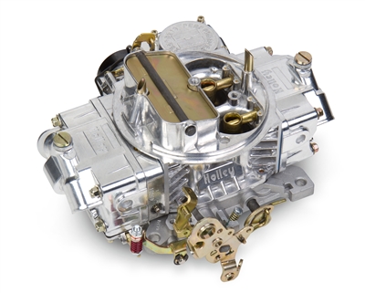 HOLLEY CLASSIC ALUMINUM 750 CFM CARBURETOR, SQUARE-FLANGE, ELECTRIC CHOKE, VACUUM SECONDARIES - VIBRATORY POLISHED -- 0-80508S