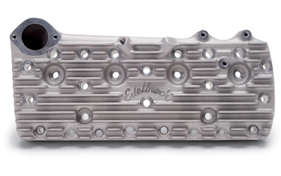 EDELBROCK CYLINDER HEADS 65CC FOR 1949-53 FORD FLATHEAD- SCRIPT LOGO  -- 1115