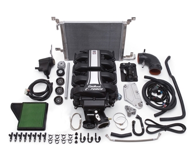 EDELBROCK E-FORCE COMPLETE SUPERCHARGER SYSTEM WITHOUT TUNER FOR 2011-14 FORD MUSTANG (5.0L 4V) -- 15880