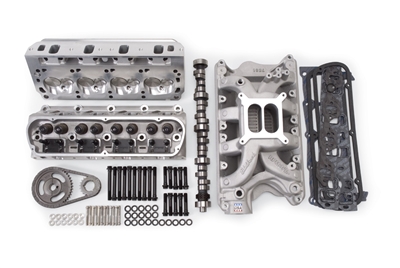 EDELBROCK RPM FOR 351W S/B FORD (1969-95) POWER PACKAGE TOP END KIT- 443HP & 424 FT/LBS- SATIN FINISH  - 2090