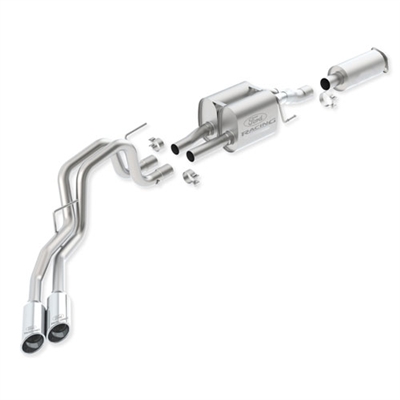 2011-2014 F-150 SVT RAPTOR 6.2L CAT-BACK TOURING EXHAUST SYSTEM -- M-5200-F15R145C