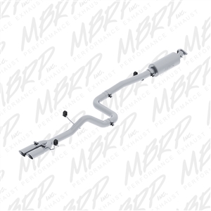 MBRP 2014-2015 Ford Fiesta 1.6L Ecoboost 3" Cat Back, Dual Outlet, Aluminzed  -- S4202AL