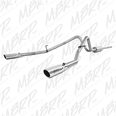 MBRP 2004-2008 Ford F150 4.6/5.4L EC/CC-SB 3" Cat Back, Dual Split Rear, Aluminized  -- S5202AL