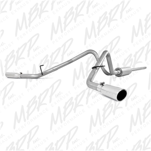 MBRP 2004-2008 Ford F150 4.6/5.4L EC/CC-SB 3" Cat Back, Dual Split Side, Aluminized  -- S5204AL