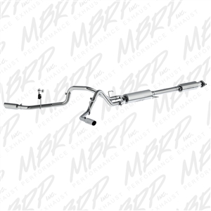 MBRP 2015 Ford F150 2.5" Cat Back, Dual Side Exit, Aluminized  -- S5257AL