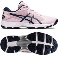 Asics Gel-Netburner Academy 9 Netball Shoe. (Barely Rose/French Blue)