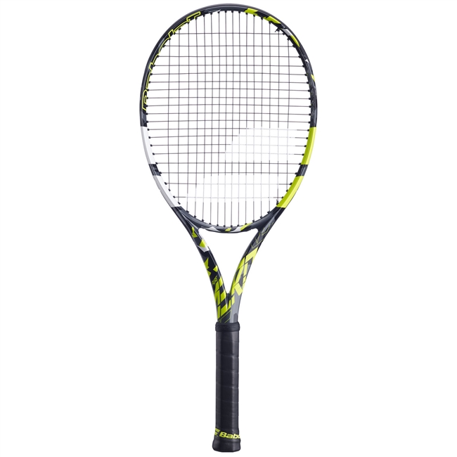 Babolat Pure Aero Tennis Racquet. (Grey/Yellow/White)