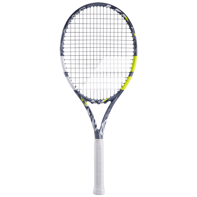 Babolat Evo Aero Lite Tennis Racquet. (Grey/Yellow)