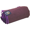 Fitness Mad Grip Dot Yoga Mat Towel. (Aubergine)