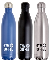 Gym+Coffee 750ml Stainless Steel Water Bottle. (3 Colours Available)