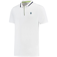 K-Swiss Men's Hypercourt Tennis Polo 6. (White)