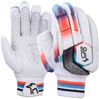 Kookaburra Aura 4.1 Batting Gloves. (White/Multi)