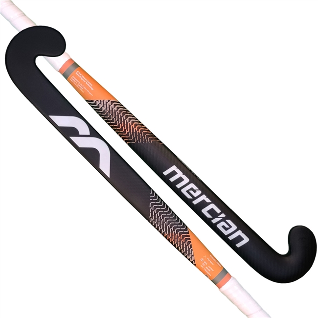 Mercian Evolution CKF65 Pro Hockey Stick. (Smoked Carbon/Orange)